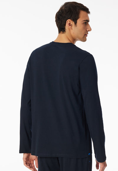 Schiesser - Mix&Relax - Long Sleeve Shirt with button placket