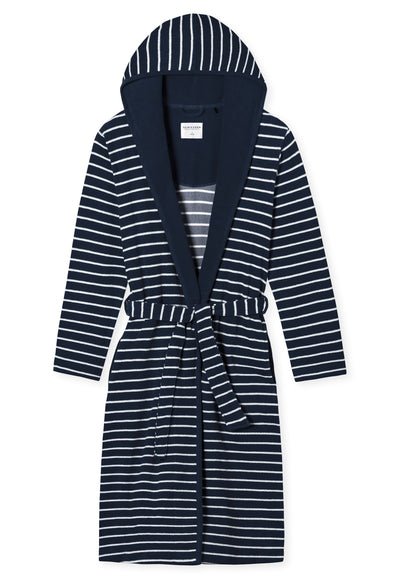 Schiesser -  Feather Terry - Bathrobe Light Terry Striped