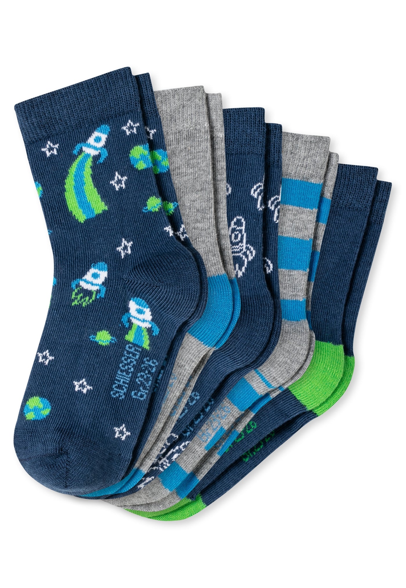 Schiesser Kids - Astronaut - Socks - 5 Pack