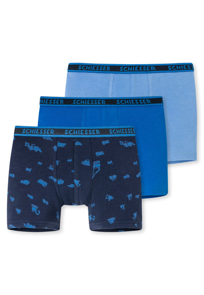 Schiesser Kids - Organic Cotton - Shorts - 3 Pack