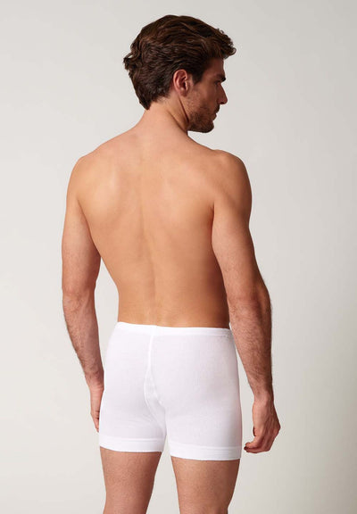 HUBER hautnah - Cotton Double Rib - Pants With Fly 2 Pack