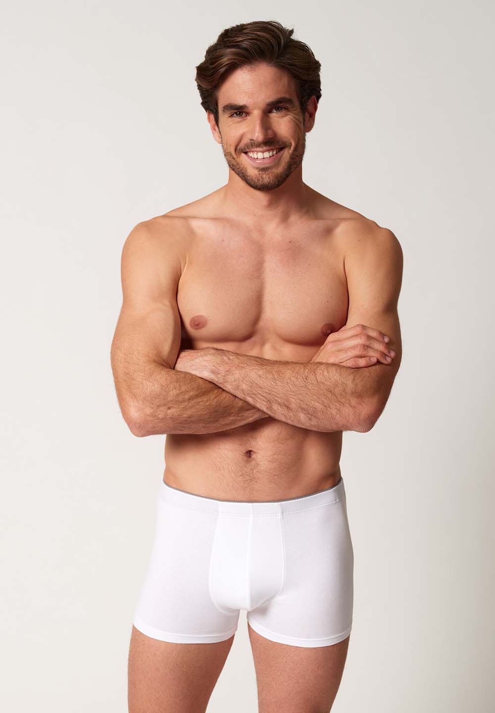 HUBER hautnah - Cotton - Boxer Pants 3 Pack