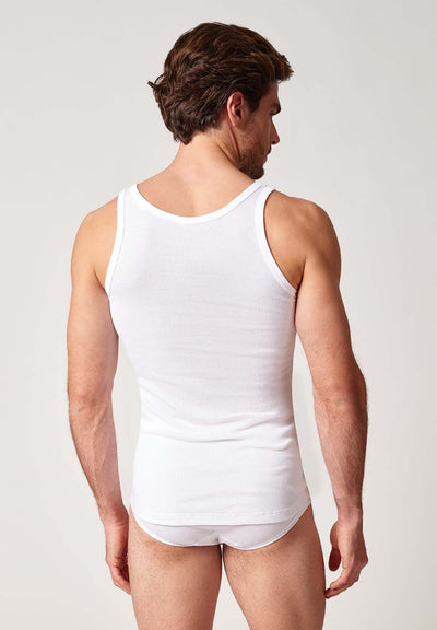 HUBER hautnah - Cotton Double Rib - Tank Top