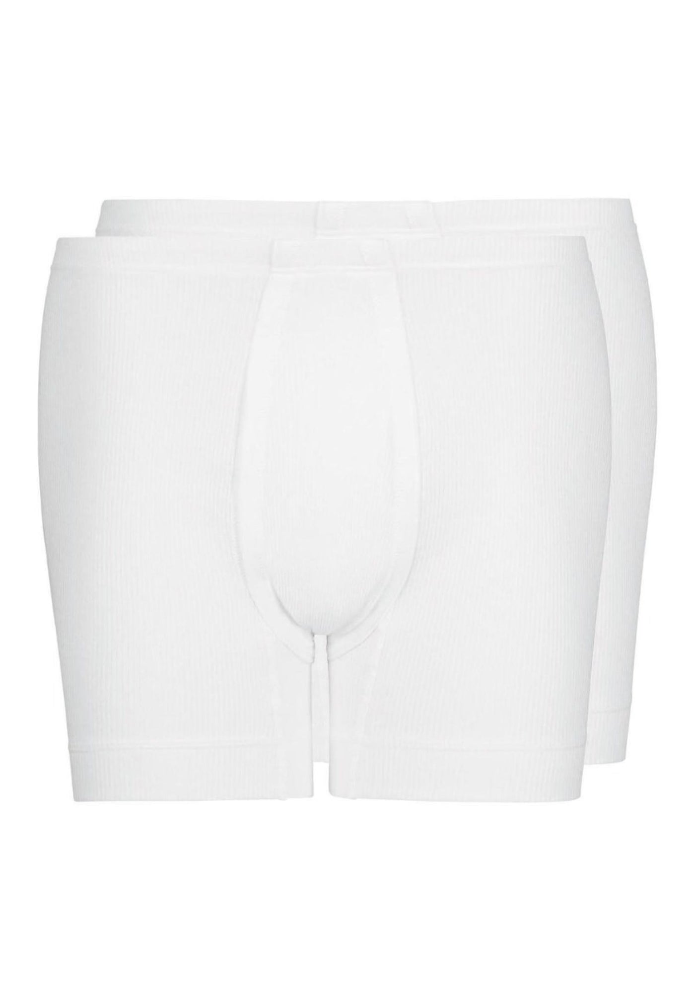 HUBER hautnah - Cotton Double Rib - Pants With Fly 2 Pack