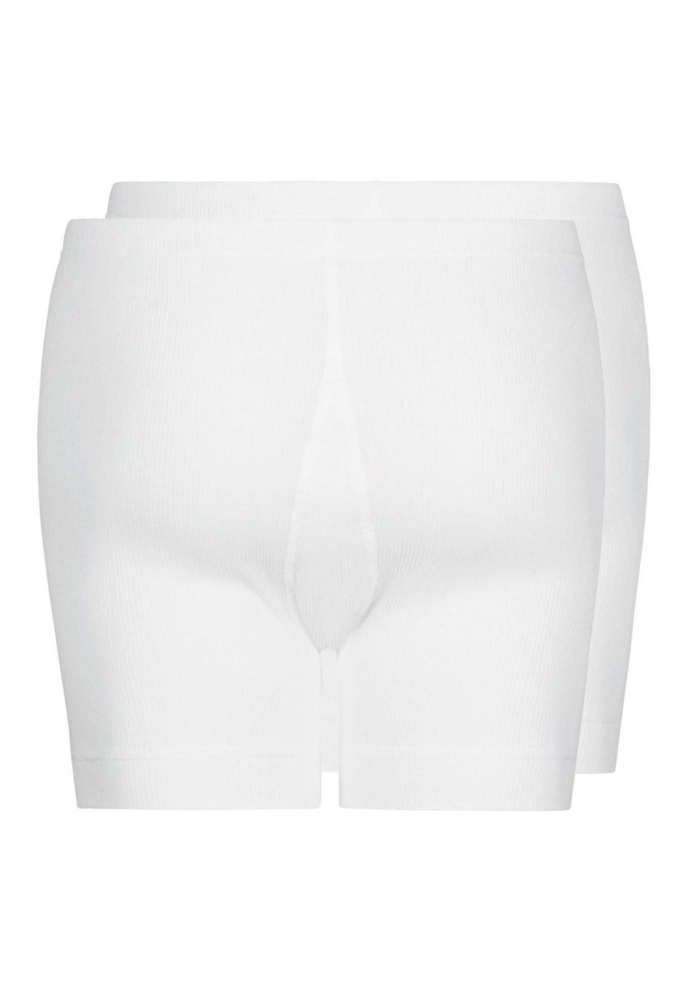 HUBER hautnah - Cotton Double Rib - Pants With Fly 2 Pack