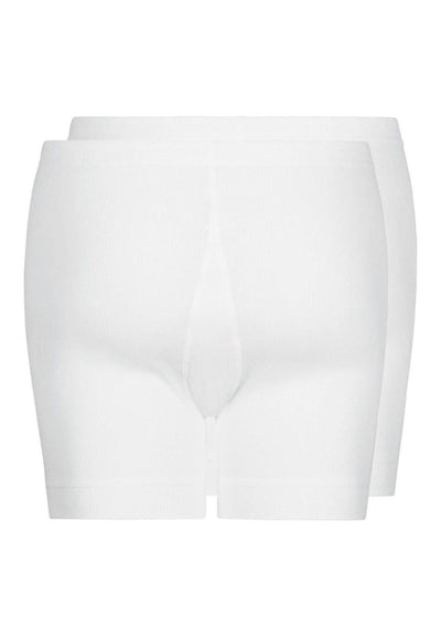 HUBER hautnah - Cotton Double Rib - Pants With Fly 2 Pack