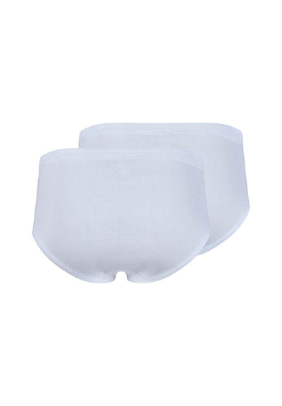 HUBER hautnah - Cotton Fine Rib - Midi Briefs 2 Pack