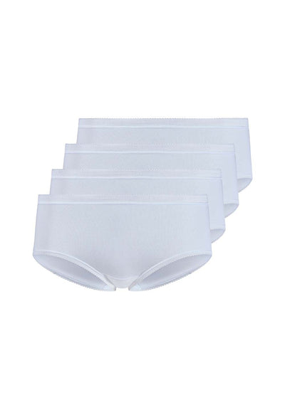 HUBER hautnah - Cotton - Midi Briefs 4 Pack