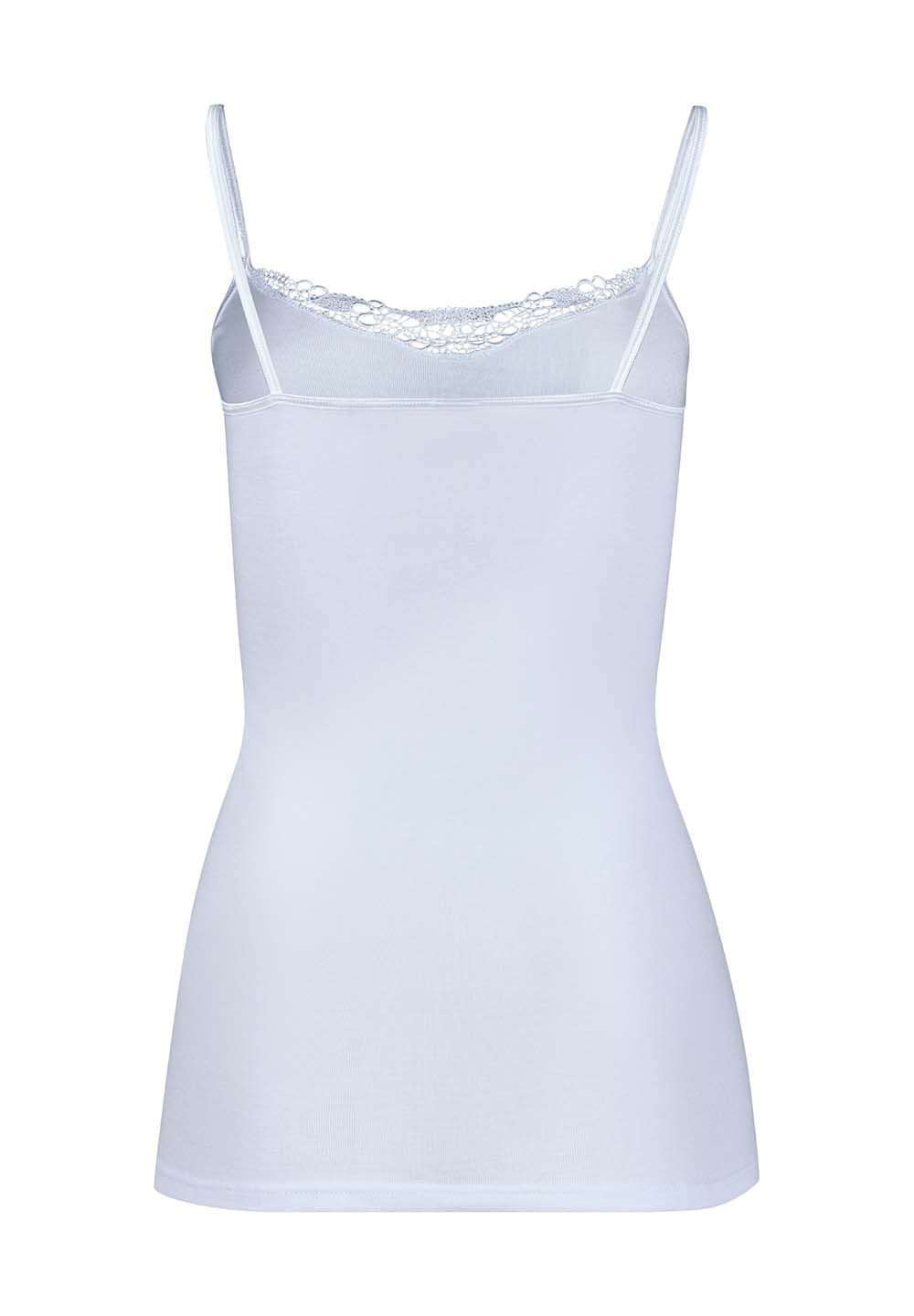 HUBER hautnah - Cotton Embroidery - Tank Top Spaghetti