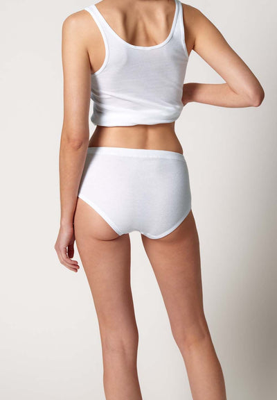 HUBER hautnah - Cotton Fine Rib - Midi Briefs 2 Pack
