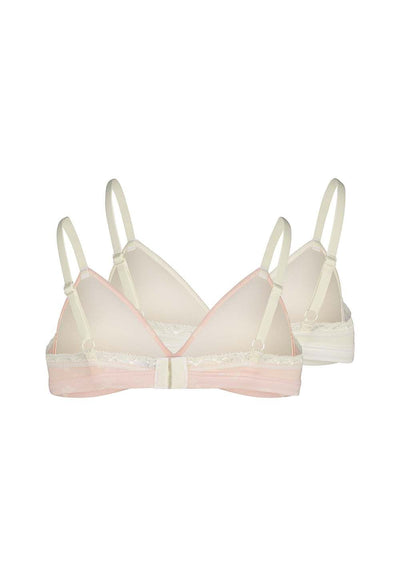 Skiny Kids - Cotton Lace - Triangle Bra Padded 2 Pack