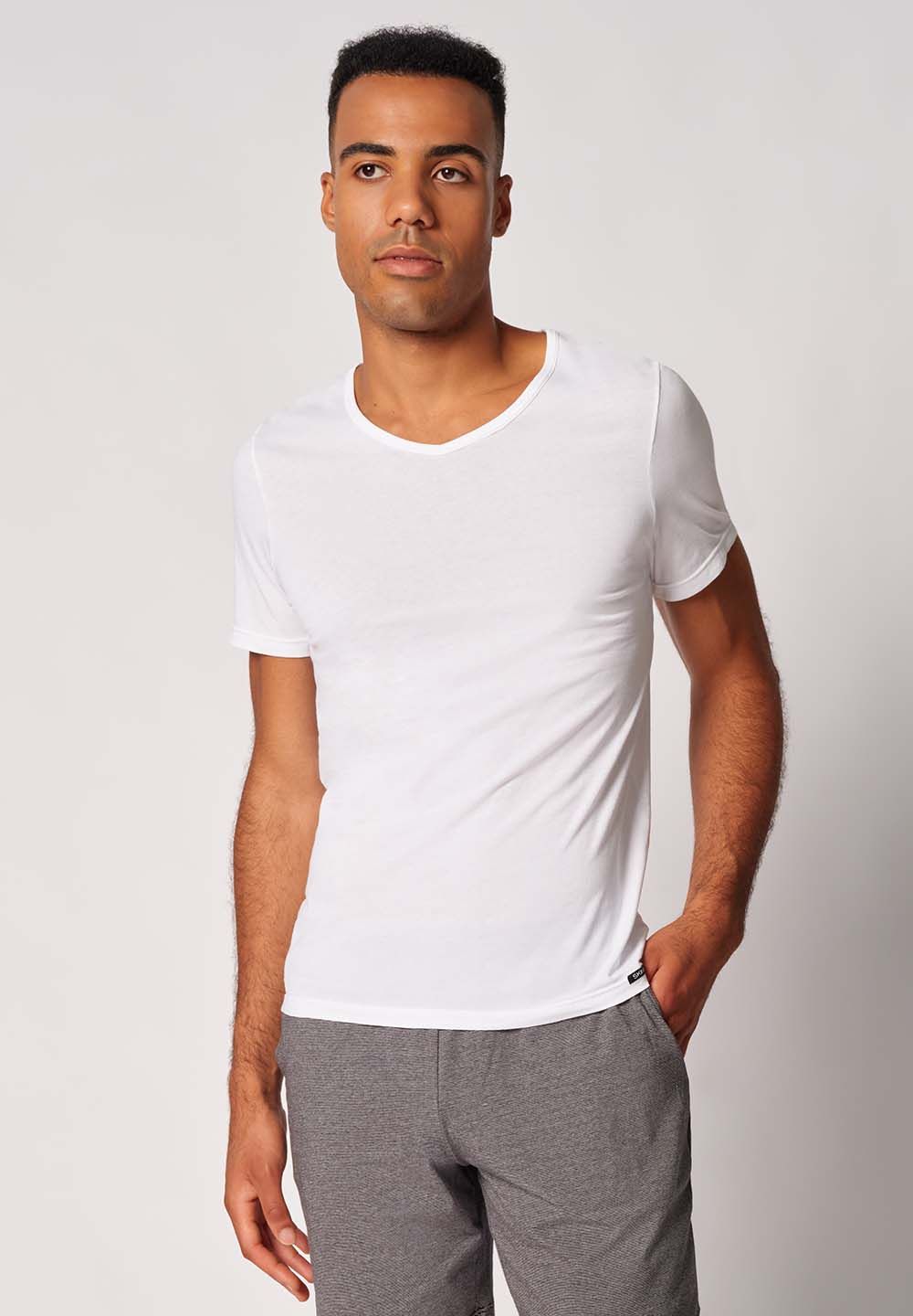 Skiny - Shirt Multipack - V-Neck T-Shirt 2 Pack