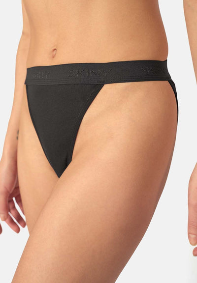 Skiny - Cotton Rib - Thong Briefs 2 Pack