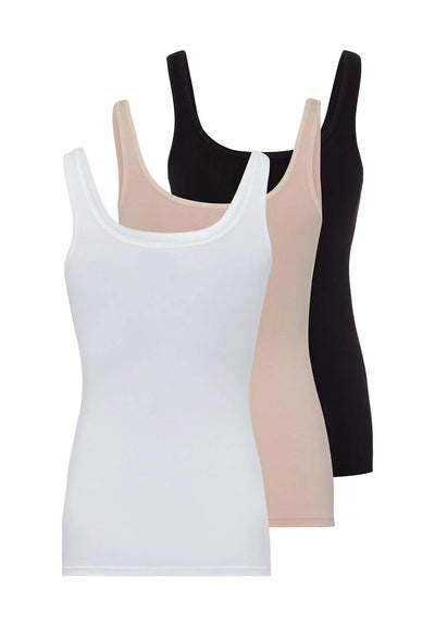 Skiny - Cotton Tank Top - Tank Top 3 Pack
