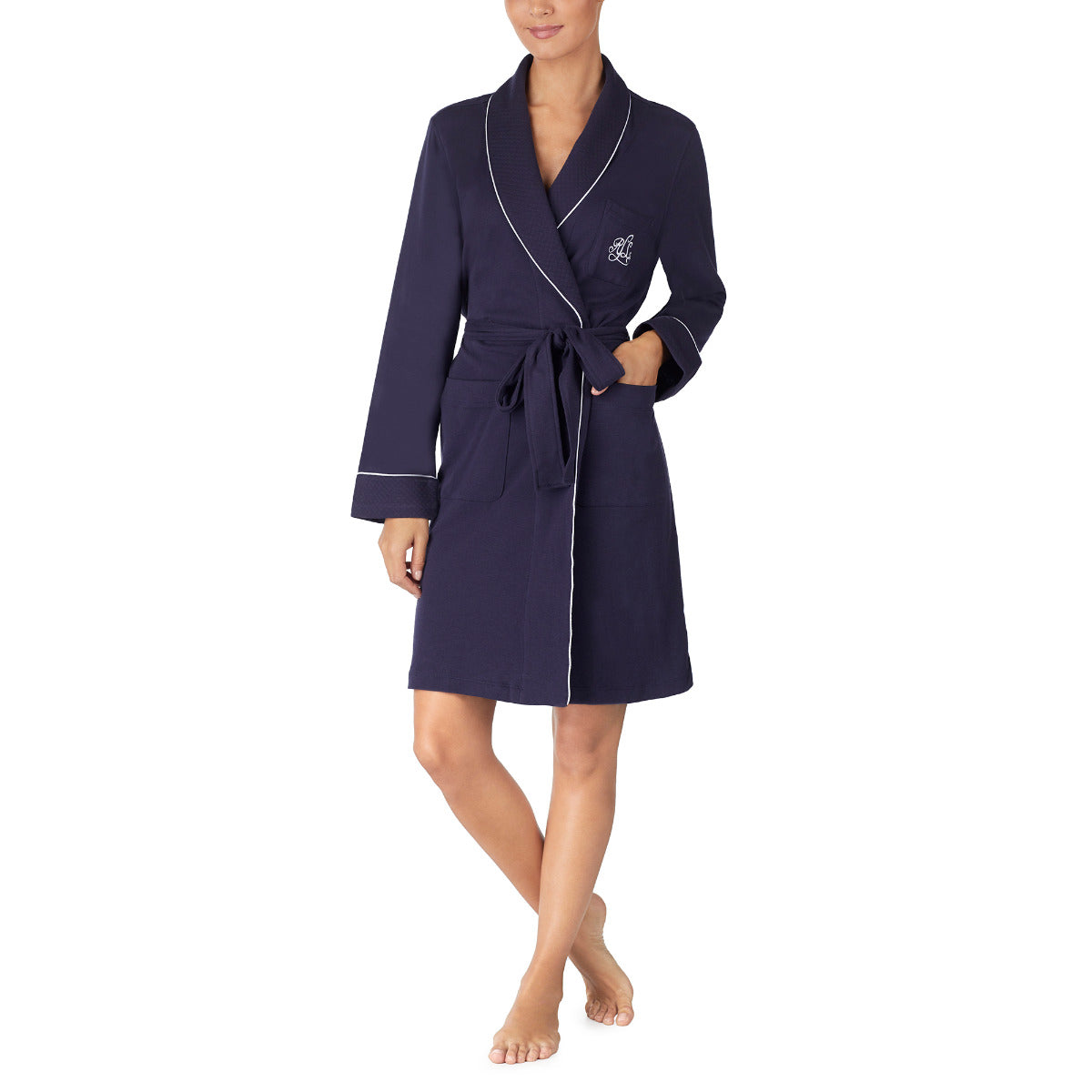 Ralph Lauren - Core - Qulited Collar Bathrobe
