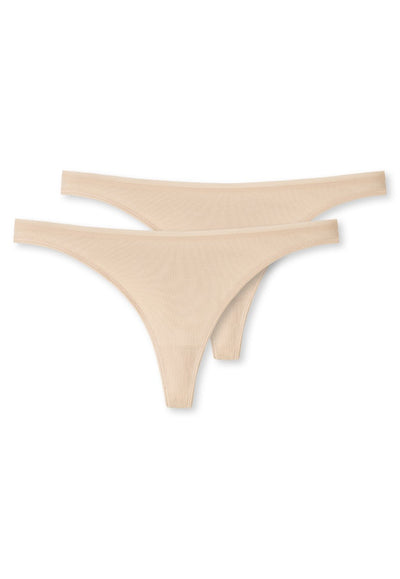 Schiesser - Organic Cotton - Thong 2 Pack