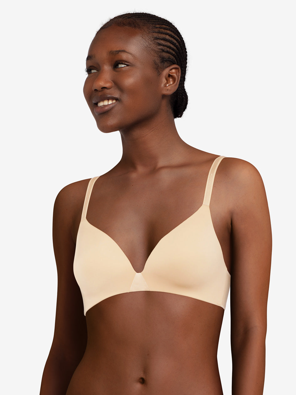 CHANTELLE-ESSENTIALL-WIRELESS TRIANGLE T-SHIRT BRA – westlife