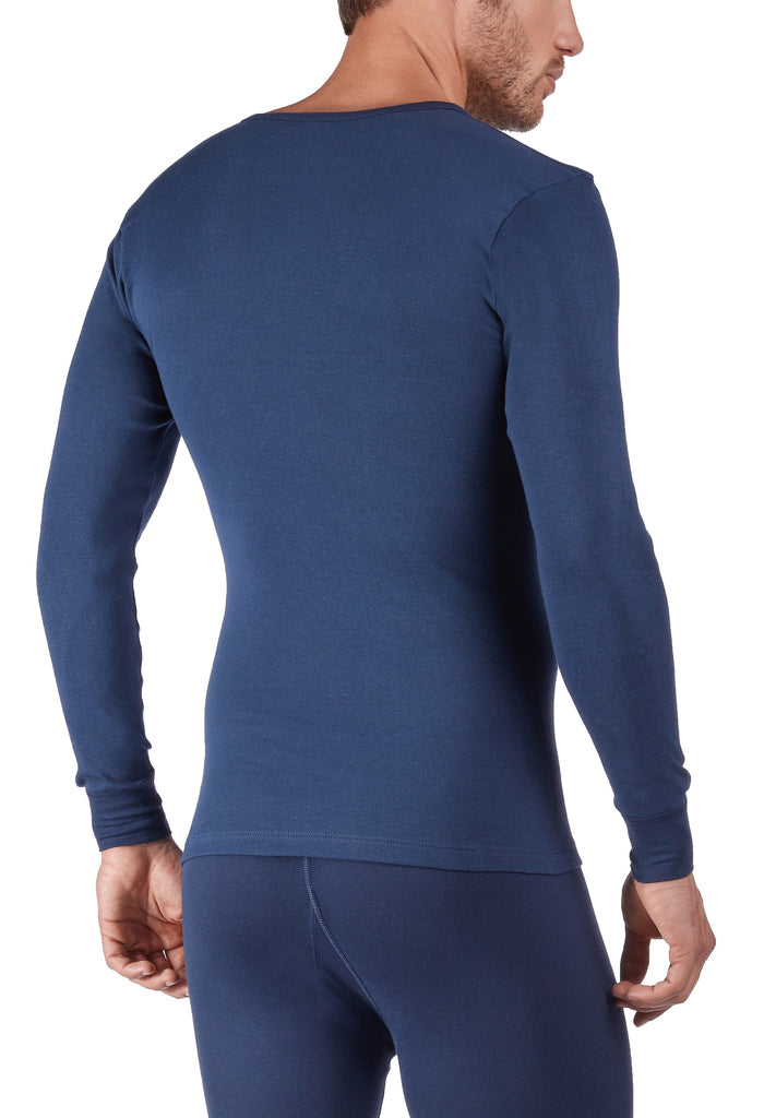 HUBER hautnah - Cotton Fine Rib - Long Sleeved Shirt