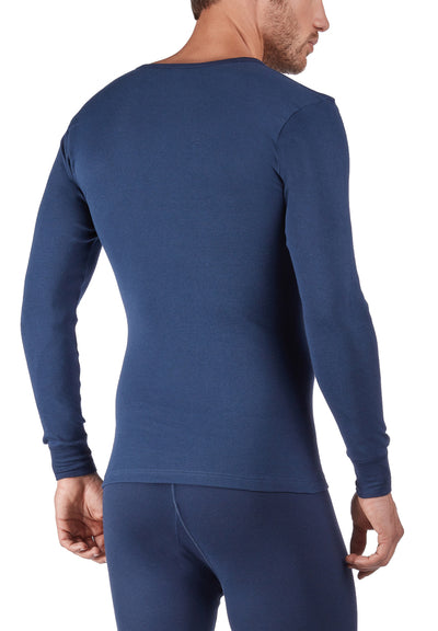 HUBER hautnah - Cotton Fine Rib - Long Sleeved Shirt