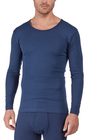 HUBER hautnah - Cotton Fine Rib - Long Sleeved Shirt