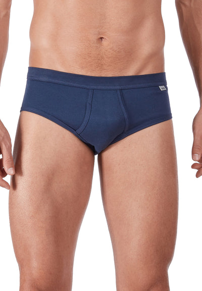 HUBER hautnah - Cotton Fine Rib - Briefs with fly