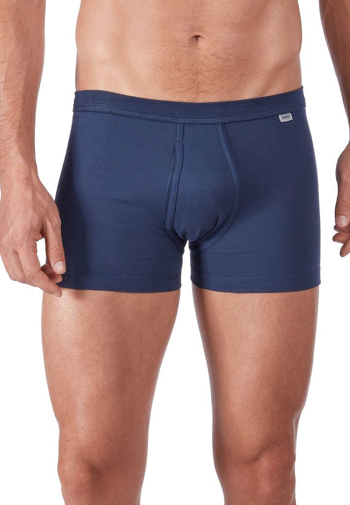 HUBER hautnah - Cotton Fine Rib - Boxer Briefs with fly
