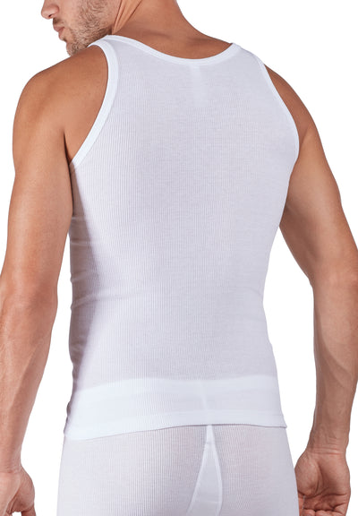 HUBER hautnah - Cotton Fine Rib - Tank Top 2 Pack
