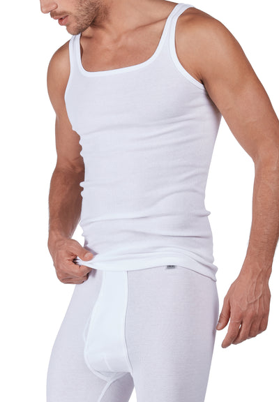 HUBER hautnah - Cotton Fine Rib - Tank Top