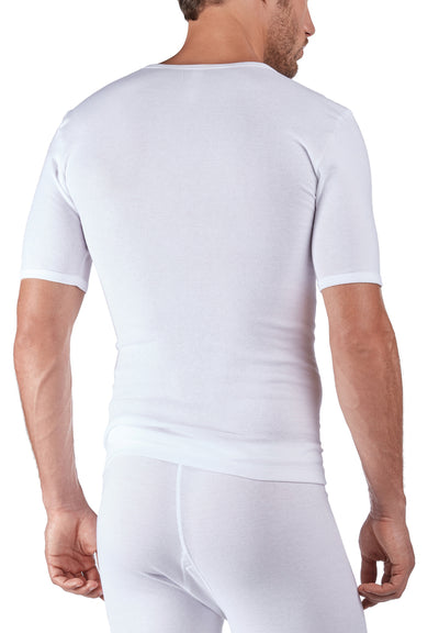HUBER hautnah - Cotton Fine Rib - Shirt s/slv