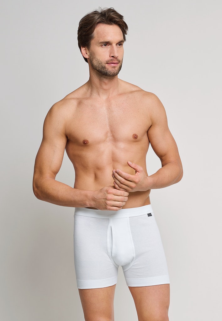 Schiesser - Cotton Essentials Fine Rib - Trunks