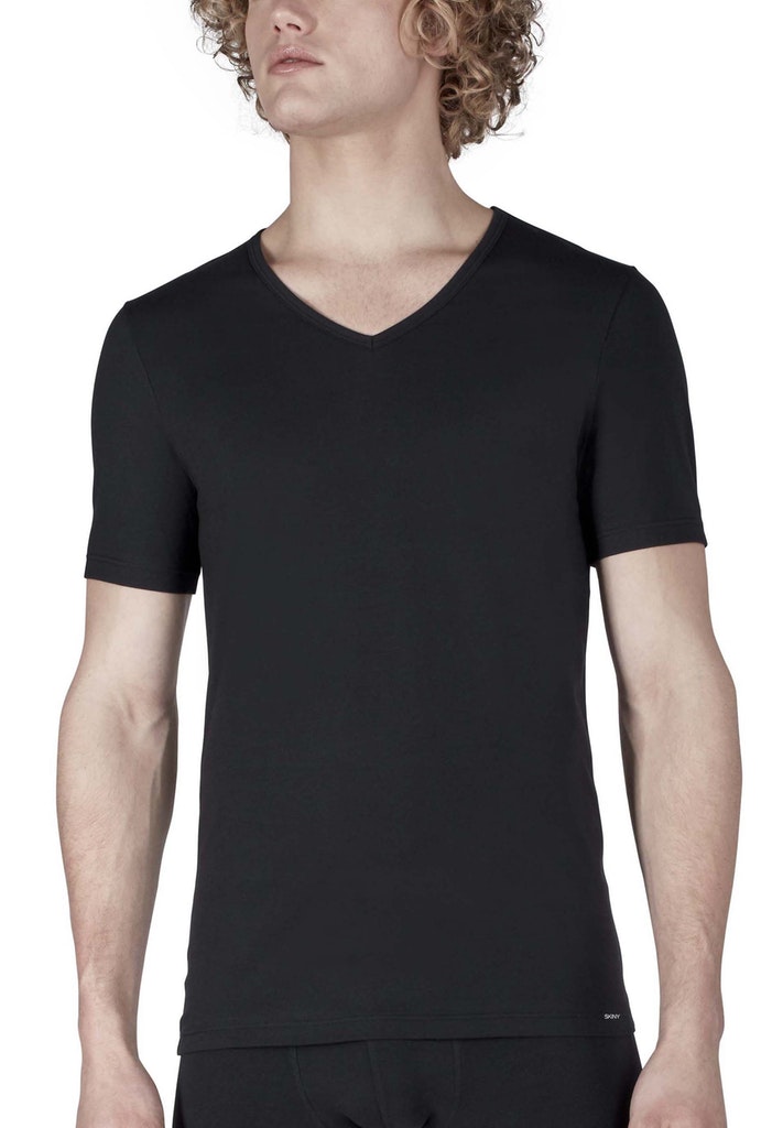 SKINY - Shirt Multipack - V-Neck T-Shirt 2 Pack