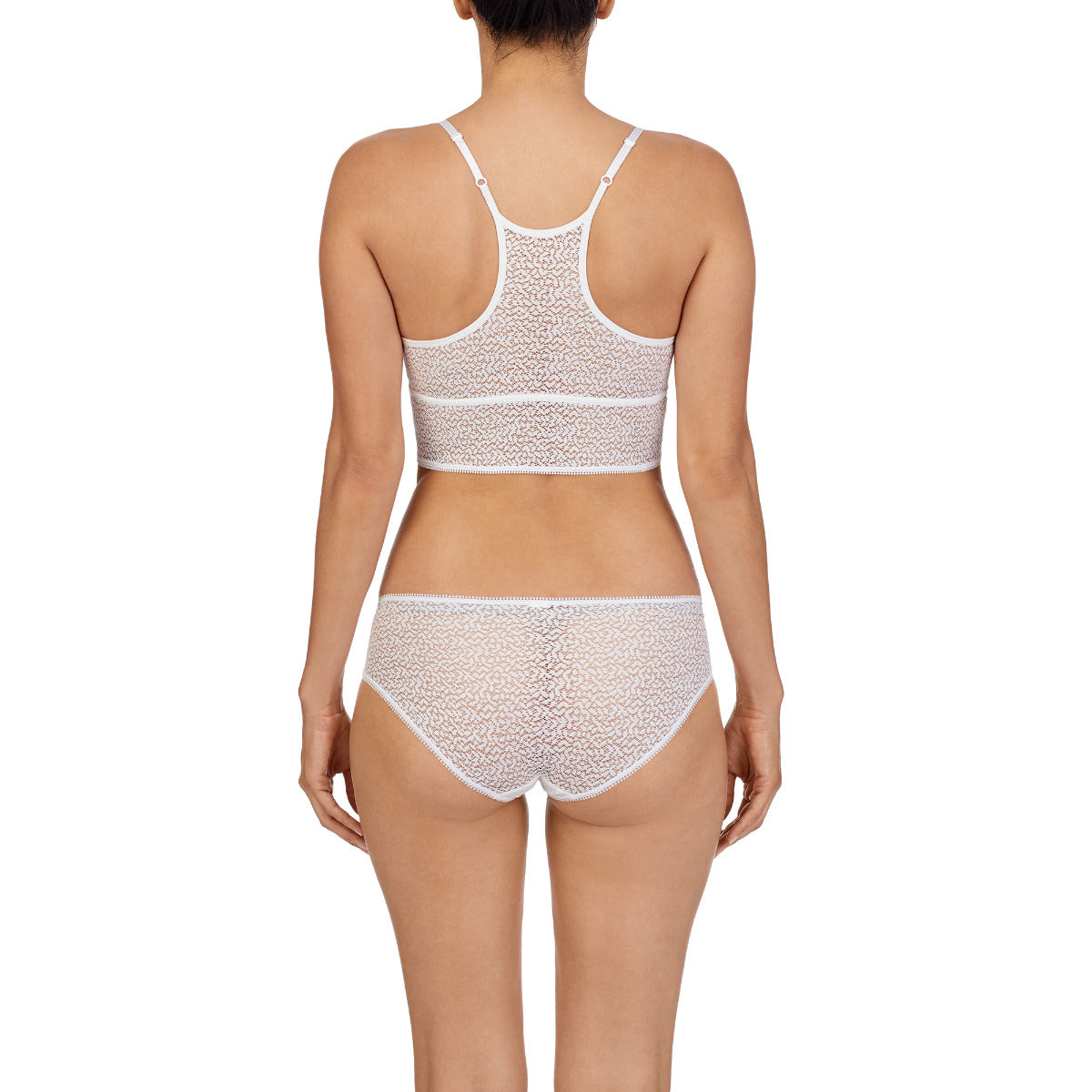DKNY - Leopard Lace - RACERBACK LONGLINE BRA